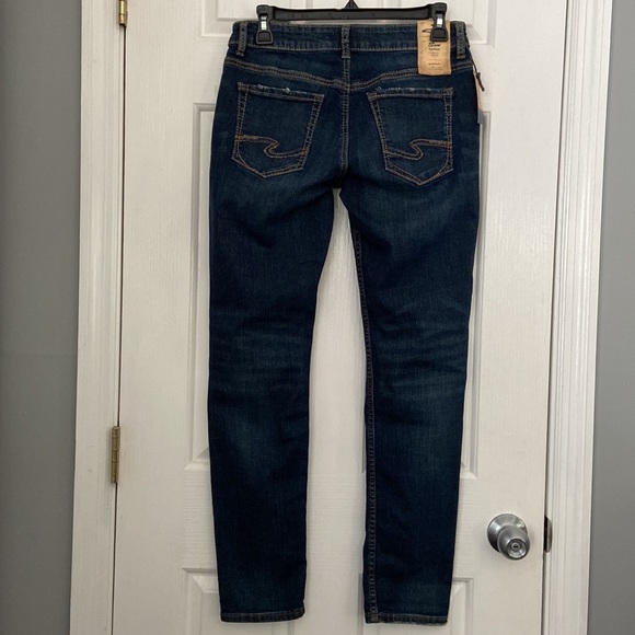 NWT | Silver Jeans Co.® SAM Distressed Boyfriend Jeans W26/L27 - Picture 4 of 9